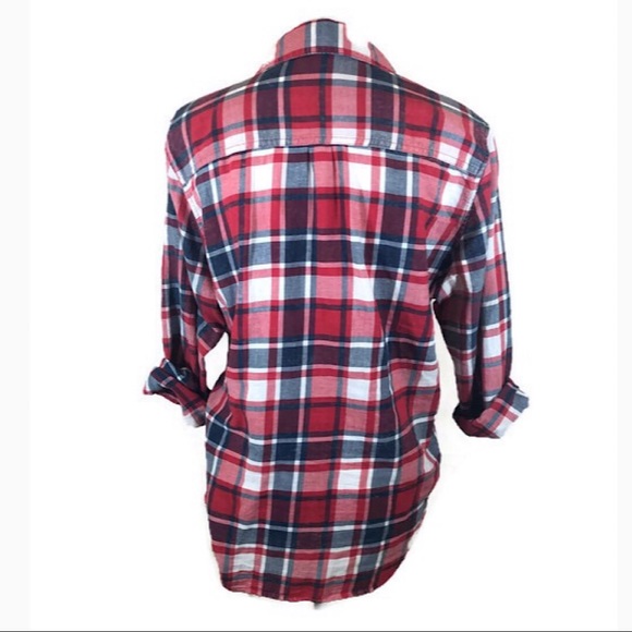 Universal Thread L Plaid Button Down - Picture 2 of 3